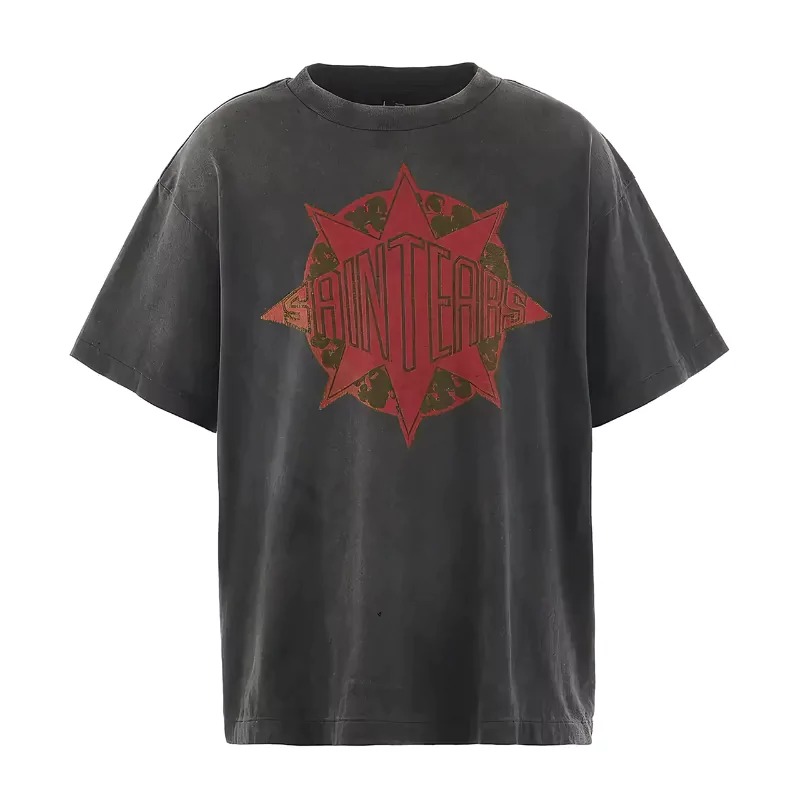 Black Denim Tears Saint Michael T shirt