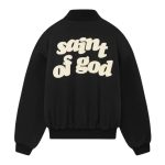 Black Fear of God St Michaels Jacket Back