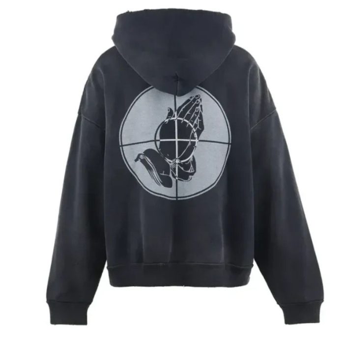 Black Fear of God x Saint Mxxxxxx Hoodie