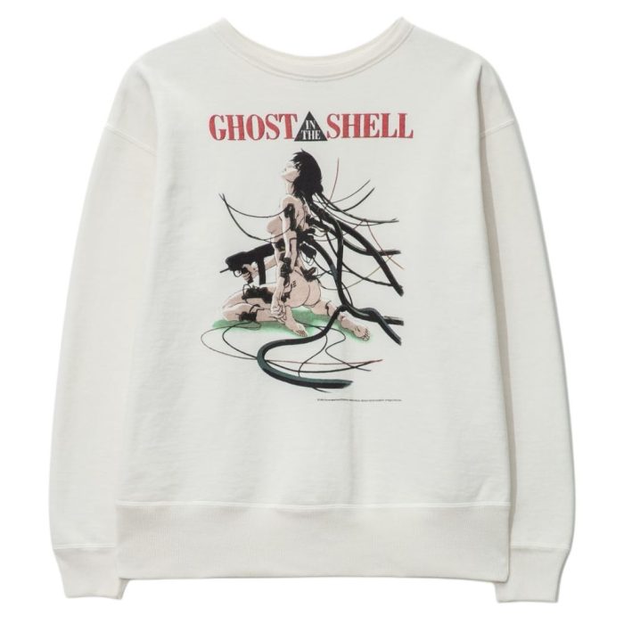 Ghost in Shell Crewneck Sweatshirt – Front Ghost in Shell crewneck sweatshirt