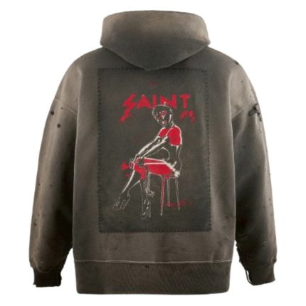Saint Michael graphic hoodie